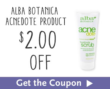 $2.00 Off Alba Botanica Acnedote Product
